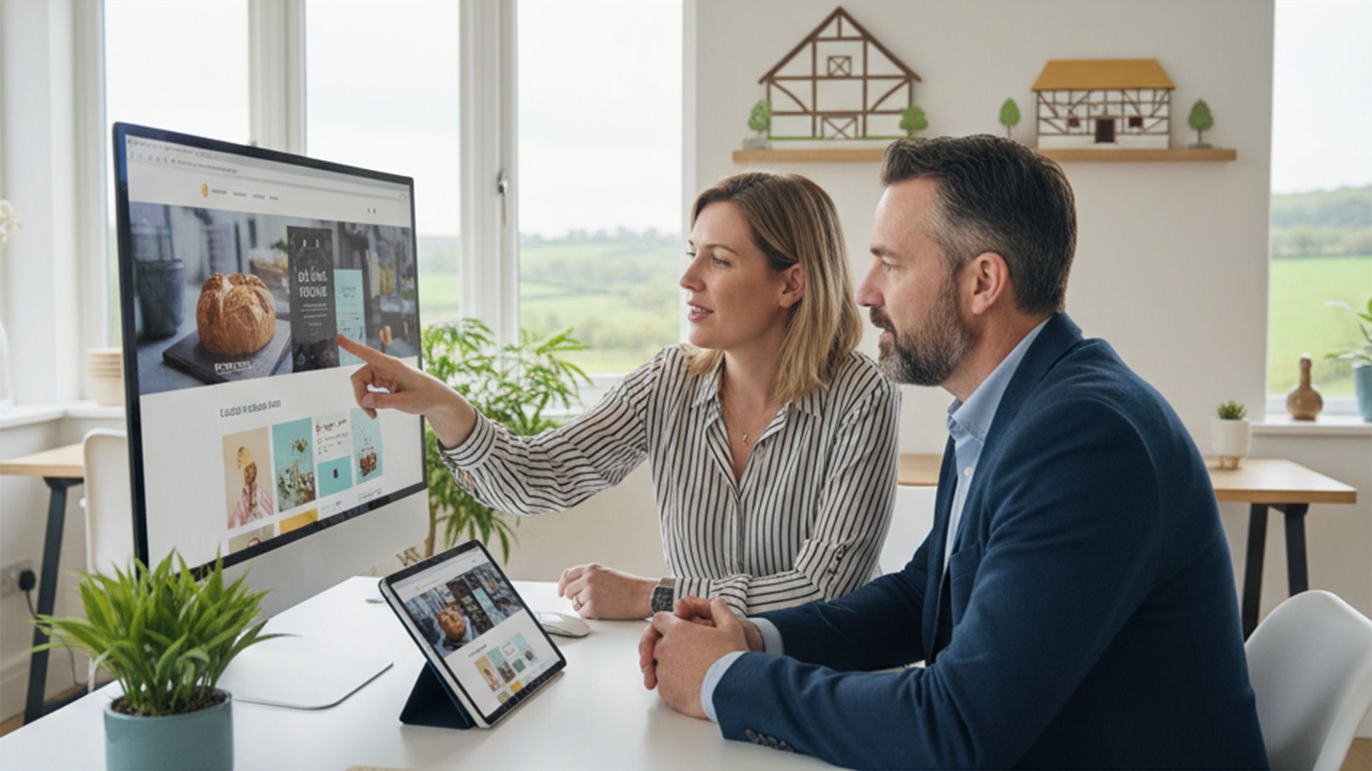 essex web design expert working with local business owner
